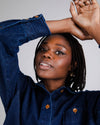 Indigo Oversized Overshirt Denim